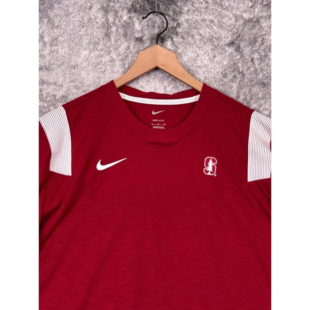 Nike Shirt XL Mens Stanford Cardinals Dri Fit Jersey Short Sleeve